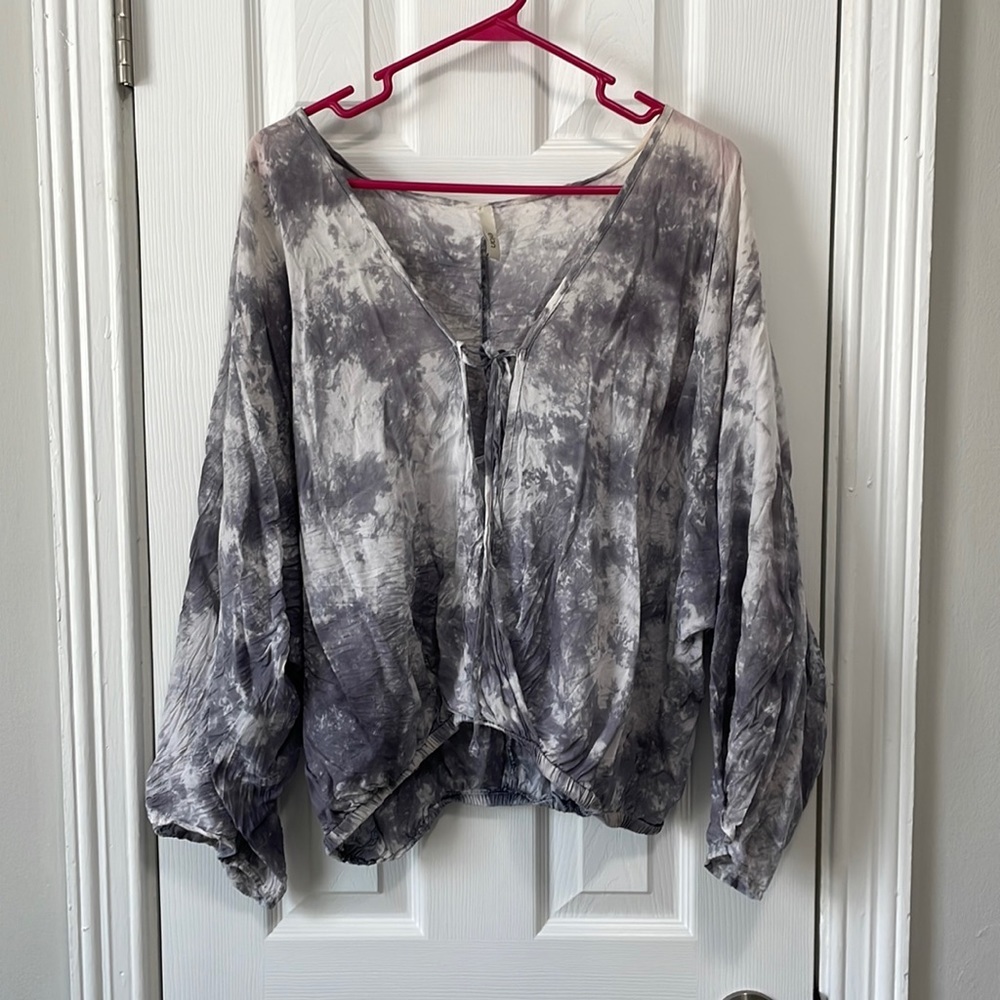 Boho sheer top